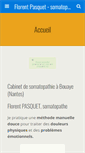 Mobile Screenshot of pasquet-somatopathie.fr
